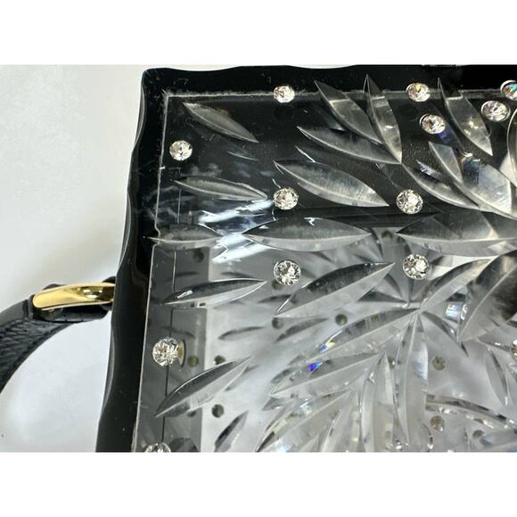DOLCE & GABBANA Sicily Clear Plexiglass Cinderella Clutch - Picture 12 of 12
